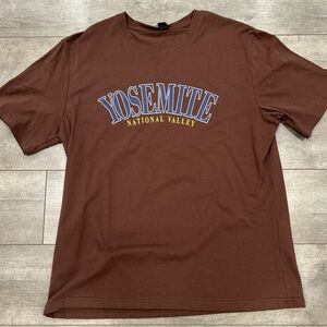 Yosemite brown tee
